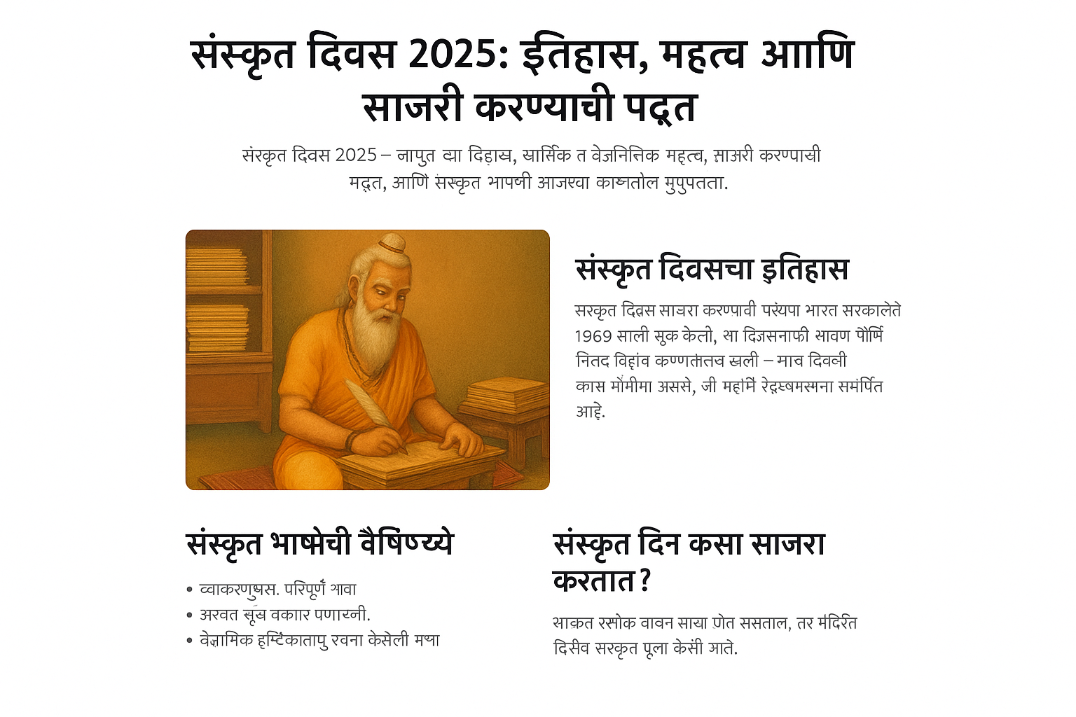 संस्कृत भाषा दिवस